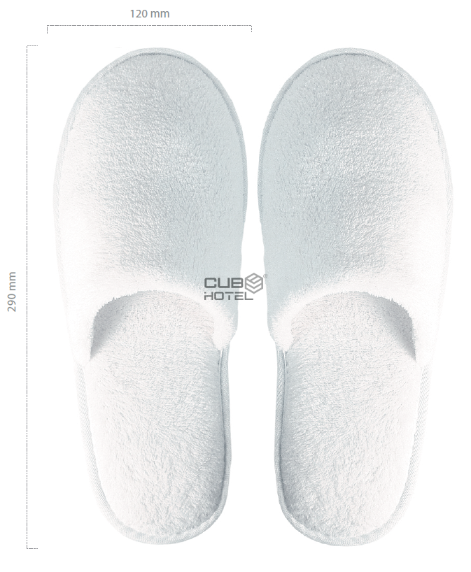 100 Pares, Chinelos Hotel Veludo, Velvet